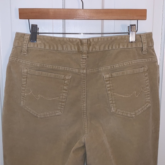 VINTAGE ST. JOHN’S BAY TAN CORDUROY PANTS BOOTCUT - Picture 5 of 7
